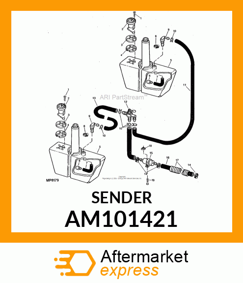 SENDER, FUEL AM101421