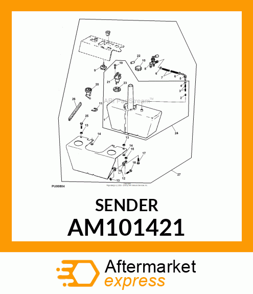 SENDER, FUEL AM101421