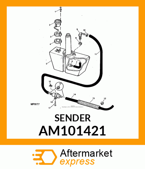 SENDER, FUEL AM101421