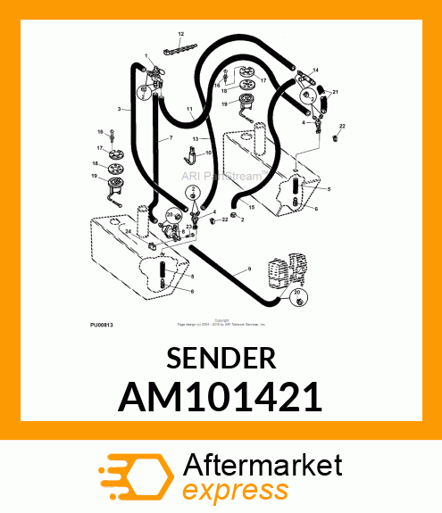 SENDER, FUEL AM101421