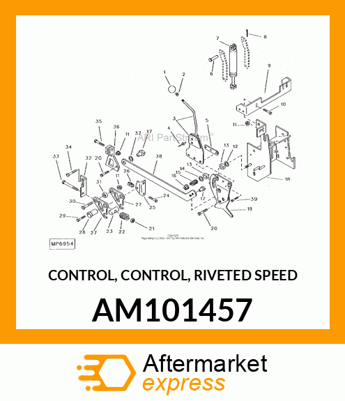 CONTROL, CONTROL, RIVETED SPEED AM101457