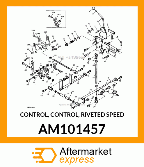 CONTROL, CONTROL, RIVETED SPEED AM101457