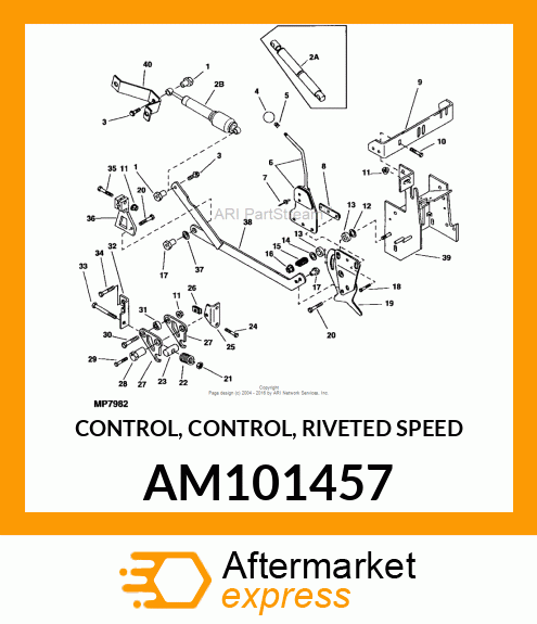 CONTROL, CONTROL, RIVETED SPEED AM101457