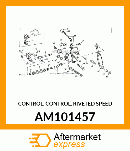 CONTROL, CONTROL, RIVETED SPEED AM101457