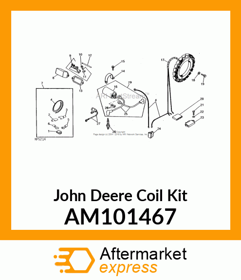 KIT, COIL REPLACEMENT AM101467