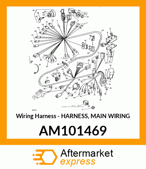 Wiring Harness - HARNESS, MAIN WIRING AM101469