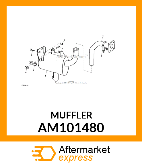 MUFFLER AM101480