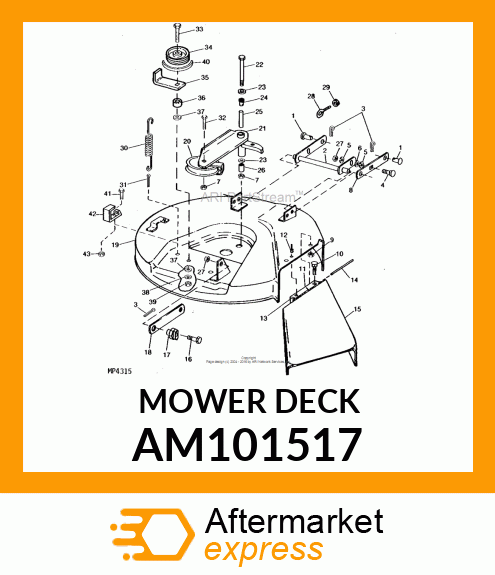 MOWERDECK AM101517