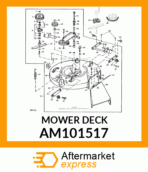 MOWERDECK AM101517