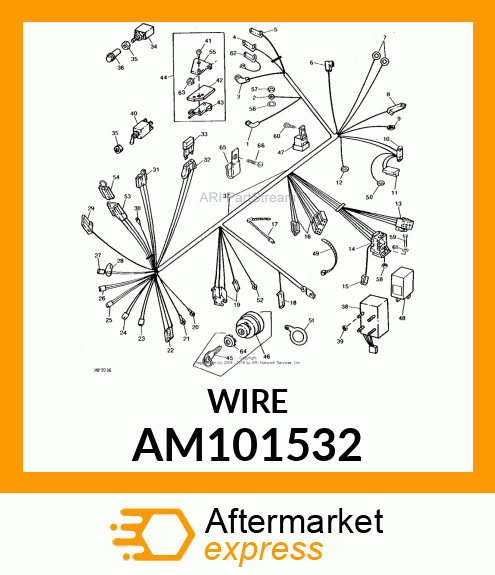 Wire Ground Hour Meter AM101532