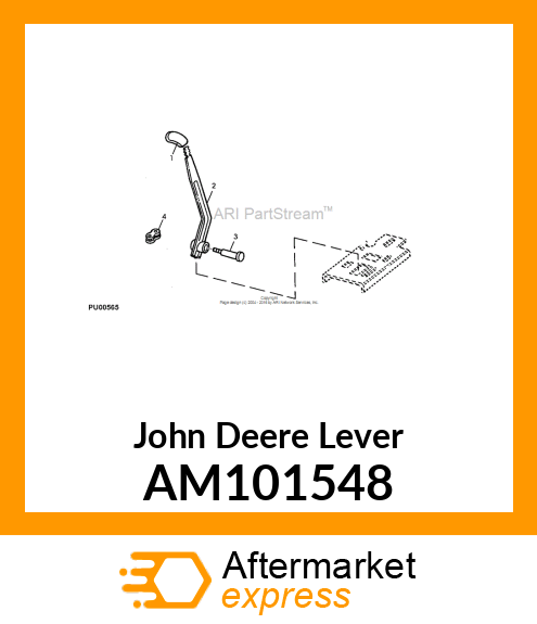 LEVER, WELDED INNER AM101548