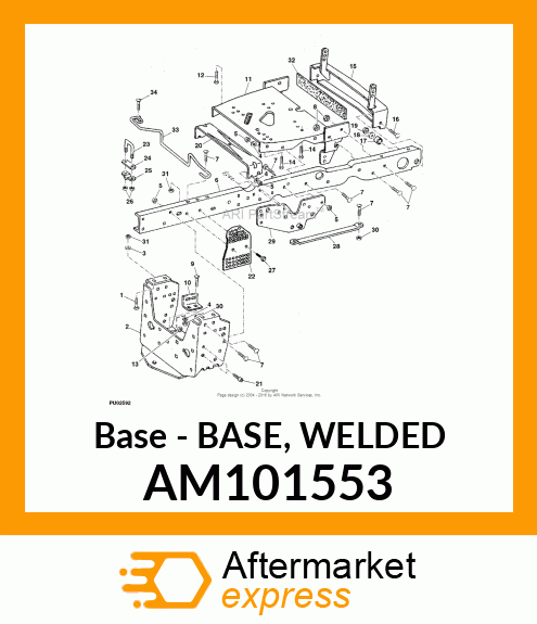 Base - BASE, WELDED AM101553