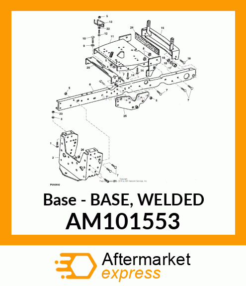 Base - BASE, WELDED AM101553