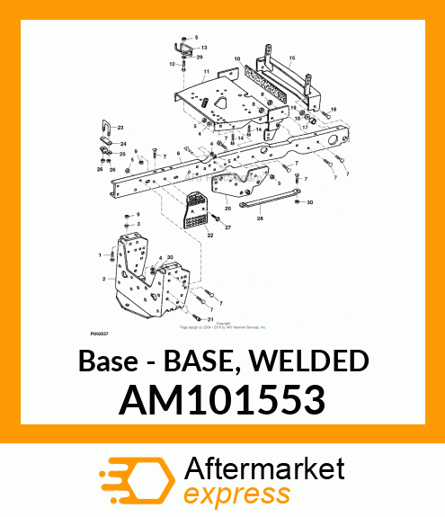 Base - BASE, WELDED AM101553