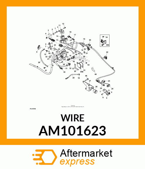 CABLE, SOLENOID AM101623