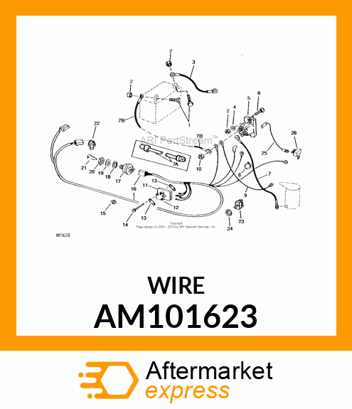 CABLE, SOLENOID AM101623