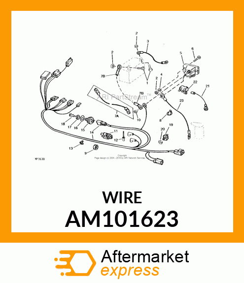 CABLE, SOLENOID AM101623