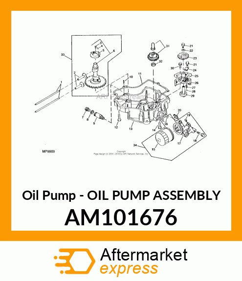 Oil Pump AM101676