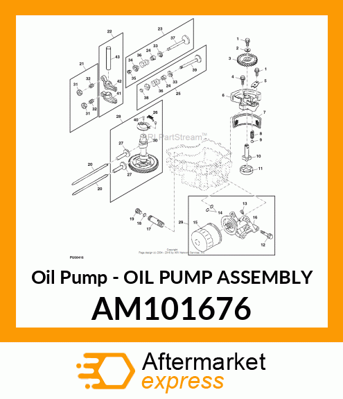 Oil Pump AM101676