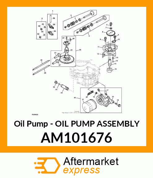 Oil Pump AM101676