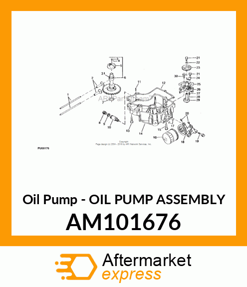 Oil Pump AM101676