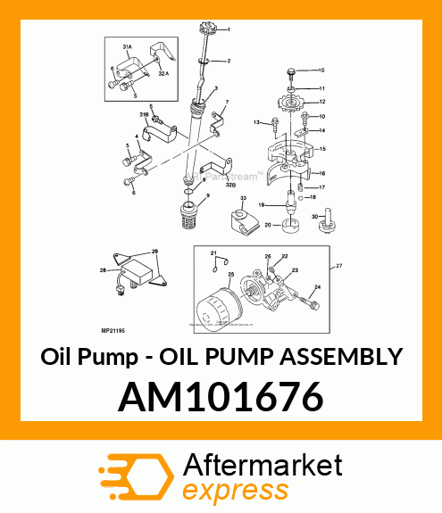 Oil Pump AM101676