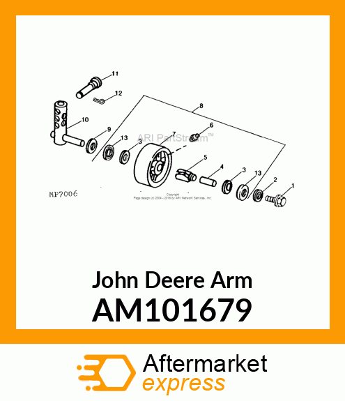 ARM, WELDED GAGE AM101679