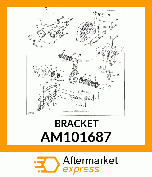 Bracket AM101687