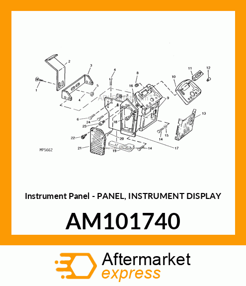 Instrument Panel - PANEL, INSTRUMENT DISPLAY AM101740