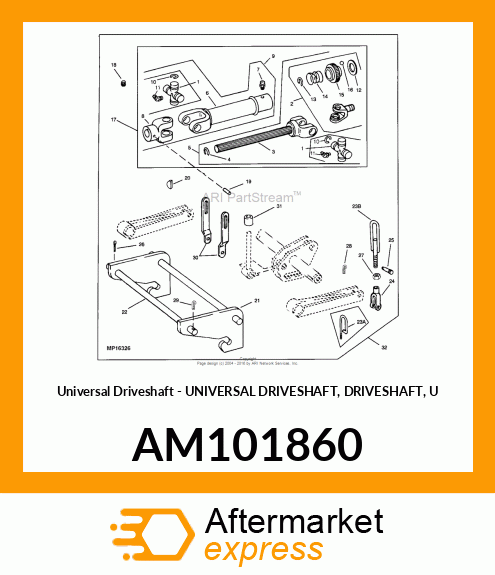 Universal Driveshaft AM101860