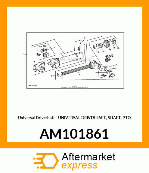 Universal Driveshaft AM101861