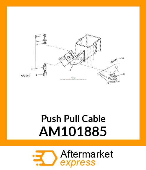 Push Pull Cable AM101885