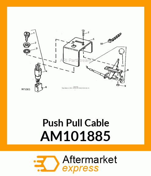 Push Pull Cable AM101885