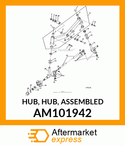 HUB, HUB, ASSEMBLED AM101942