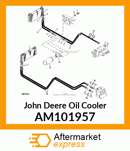 COOLER, OIL AM101957