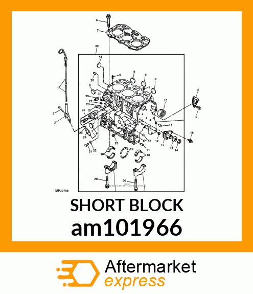 SHORT BLOCK am101966