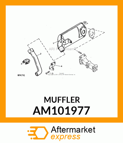 MUFFLER AM101977