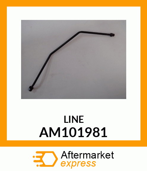 Oil Line - TUBE, HYDRAULIC AM101981