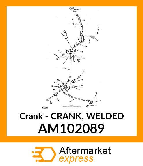 Crank Welded AM102089