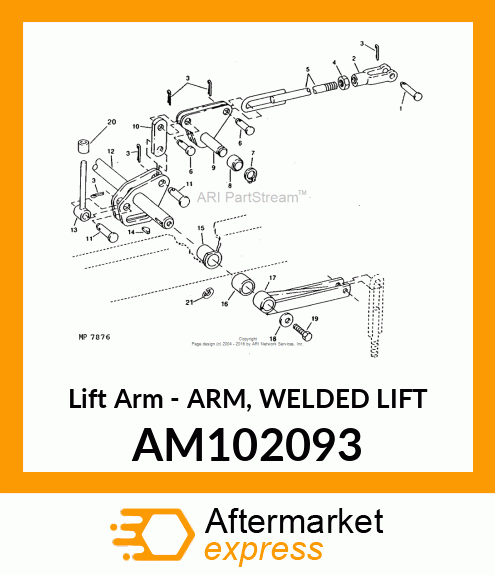 Lift Arm AM102093