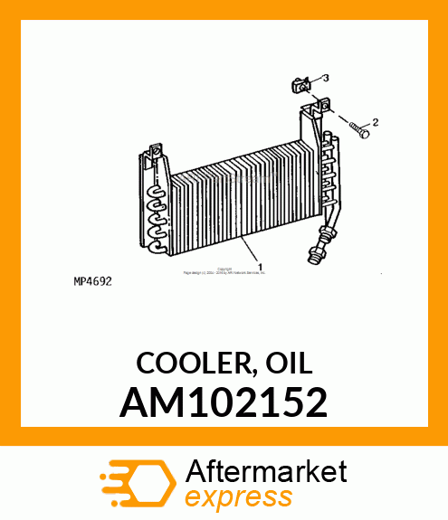 COOLER, OIL AM102152