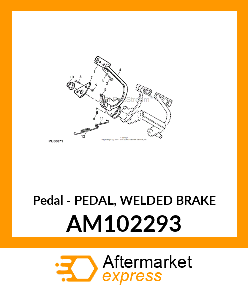 Pedal AM102293