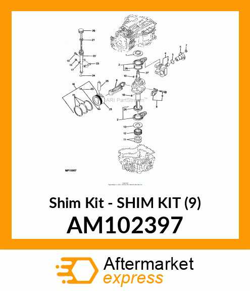 Shim Kit - SHIM KIT (9) AM102397