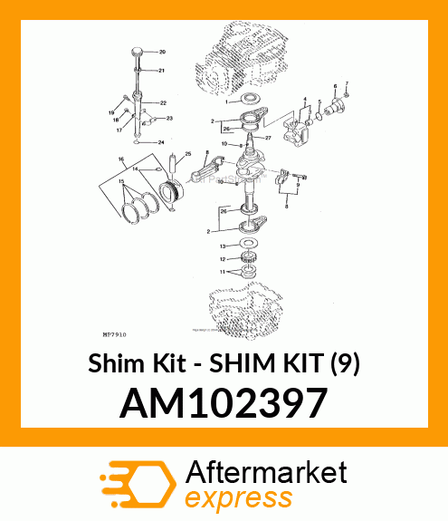Shim Kit - SHIM KIT (9) AM102397