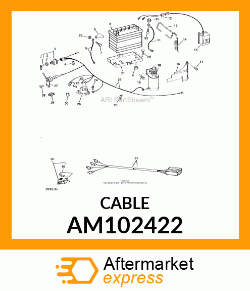 Battery Cable AM102422