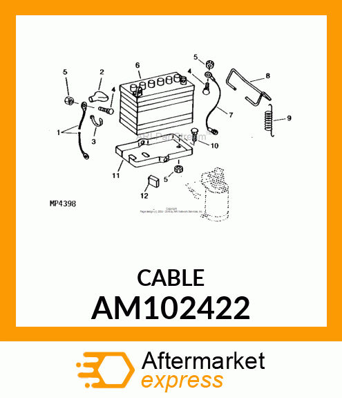 Battery Cable AM102422