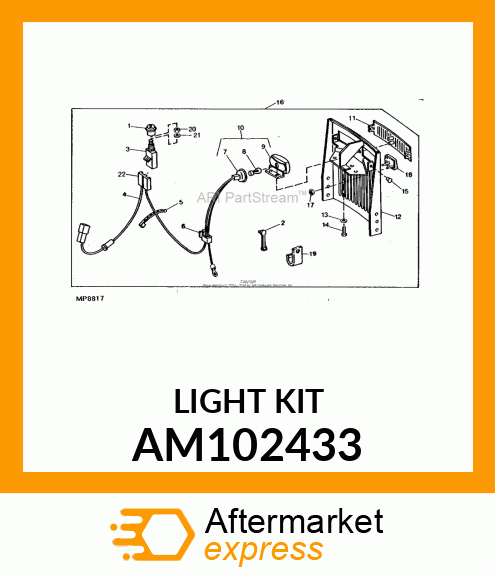 GRILL/LIGHTKIT AM102433