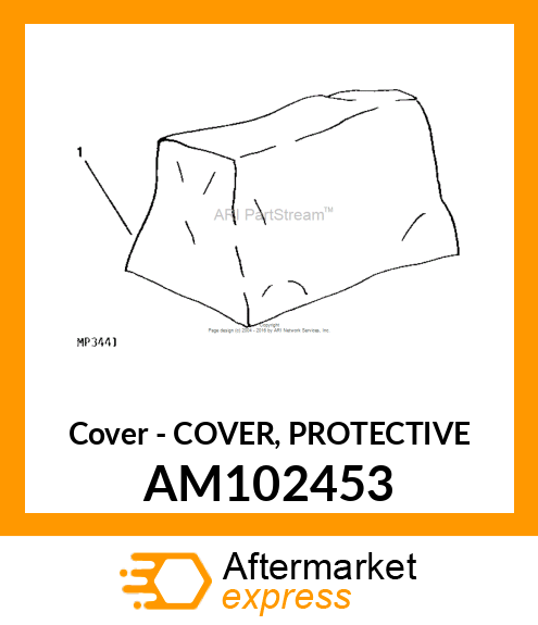 Cover - COVER, PROTECTIVE AM102453