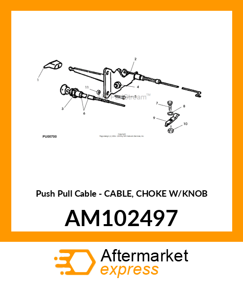 Push Pull Cable AM102497