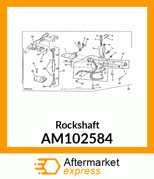 Rockshaft AM102584